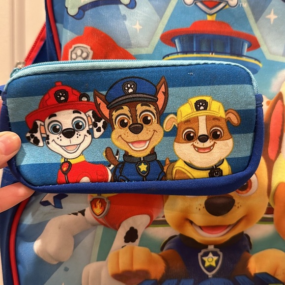 Nickelodeon Paw Patrol High Paw Backpack with small item zipper pouch - Picture 2 of 12